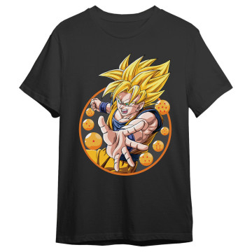 Camiseta adulta Goku Super Saiyan Dragon Ball Z TOEI ANIMATION - 1