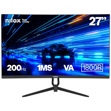 Monitor Nilox 27" NXM27CRV2001 200Hz Curvo 1ms Nilox - 1