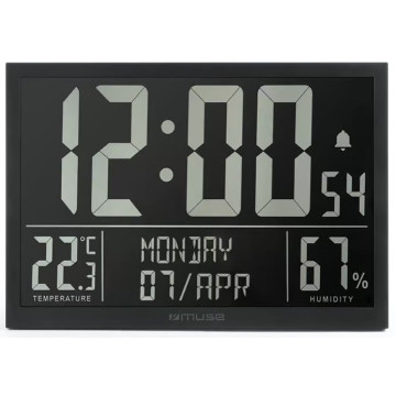Despertador MUSE M-160 WMC Preto  - 1