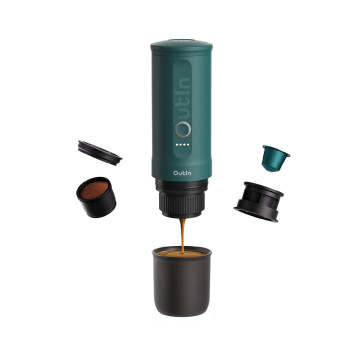 CAFÉ. OUTIN ESPRESSO PORTÁTIL VERDE 12V NESPRESSO  - 1