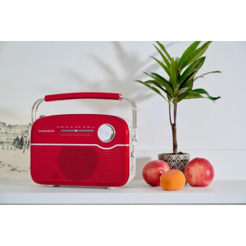 THOMSON - Radio BT Vintage Solar Cinzento RTS450BTR THOMSON - 7