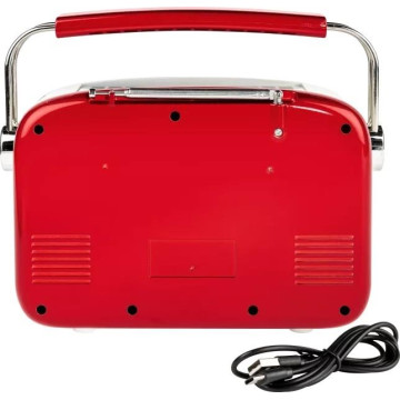 THOMSON - Radio BT Vintage Solar Cinzento RTS450BTR THOMSON - 8