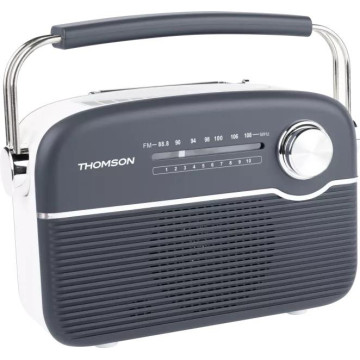 THOMSON - Radio BT Vintage Solar Vermelho RTS450BTG THOMSON - 3