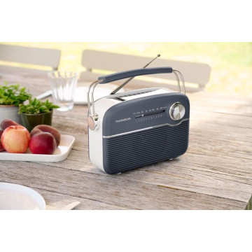 THOMSON - Radio BT Vintage Solar Vermelho RTS450BTG THOMSON - 8