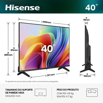 LED HISENSE - 40A4S HISENSE - 3