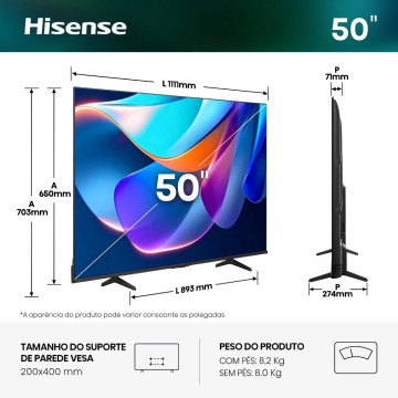 LED HISENSE - 50A6S HISENSE - 3