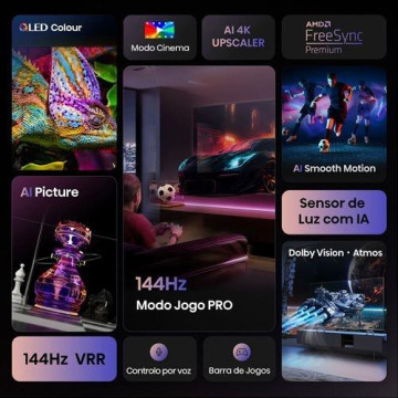 HISENSE - QLED Smart TV 43E7Q PRO HISENSE - 3
