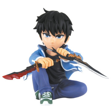Figura de cofrinho em forma de porquinho do Sung Jinwoo Solo Leveling, 15 cm PLASTOY - 1