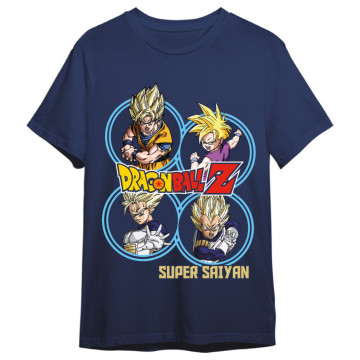 Camiseta adulta Super Saiyans Dragon Ball Z TOEI ANIMATION - 1
