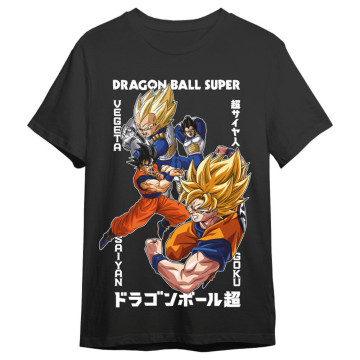 Camiseta adulta Vegeta e Goku de Dragon Ball Super TOEI ANIMATION - 1