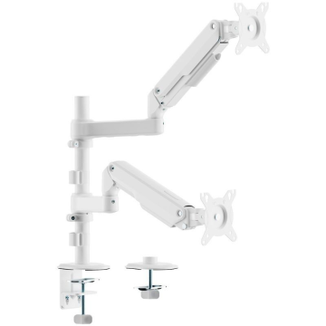 Suporte de mesa com contrapeso Aisens DT32TSR-441 para 2 monitores / Giratório / Inclinável / até 9 kg AISENS - 1