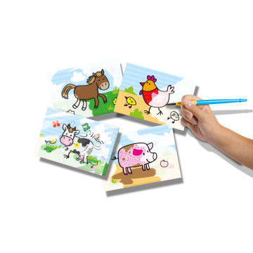 NINCO - Meu Primeiro Colorir com Água os Animais da Quinta S14455  - 2