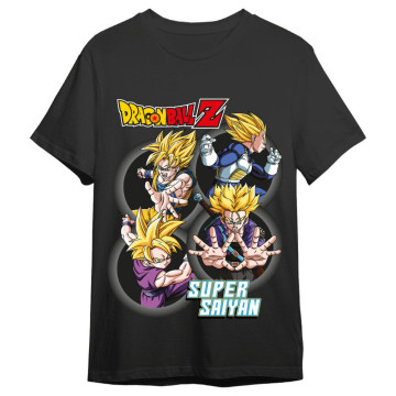 Camiseta adulta Super Saiyans Dragon Ball Z TOEI ANIMATION - 1