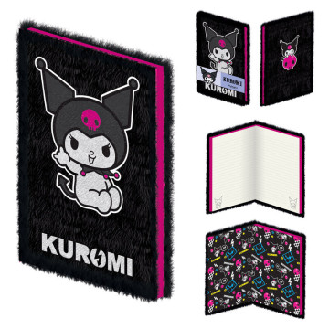 Caderno de Pelúcia A5 da Hello Kitty da Kuromi PYRAMID - 1