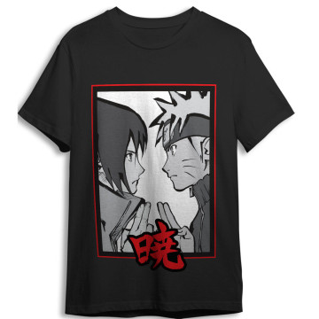 Camiseta adulta Face to Face Naruto Shippuden PIERROT - 1