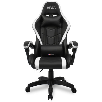 Cadeira Gamer NASA Orion Preta e Branca NASA - 1