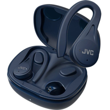 Fones de ouvido Bluetooth JVC HA-EC25T com estojo de carregamento / 7,5 horas de duração da bateria / Azul Jvc - 1