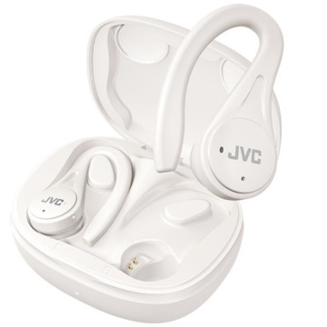 Fones de ouvido Bluetooth JVC HA-EC25T com estojo de carregamento / 7,5 horas de duração da bateria / Branco Jvc - 1