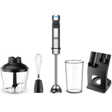 Liquidificador de mão Grunkel BM-1500SET / 1500 W / Capacidade de 0,8 L / Inclui copo medidor, picador, batedor e suporte GRUNKE