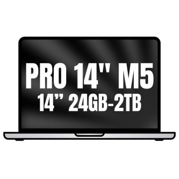 Apple MacBook Pro 14" / Processador M5 Pro de 18 núcleos / 24 GB de RAM / SSD de 2 TB / GPU de 20 núcleos / Prateado Apple - 1