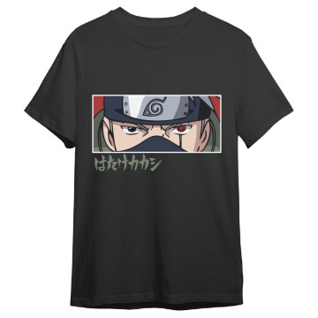 Camiseta adulta com os olhos de Kakashi de Naruto Shippuden PIERROT - 1