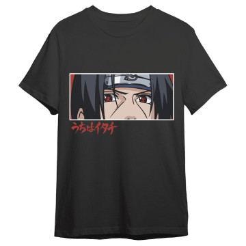 Camiseta adulta com os olhos de Itachi de Naruto Shippuden PIERROT - 1