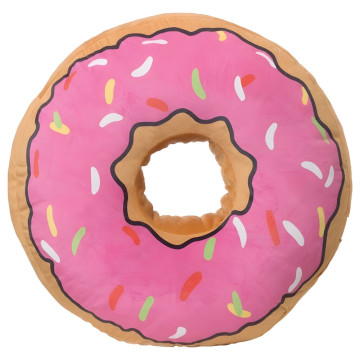 Brinquedo de pelúcia em formato de donut, 60 cm  - 1