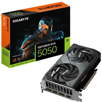 Placa de vídeo Gigabyte GeForce RTX 5050 WindForce OC/ 8GB GDDR6 GIGABYTE - 1