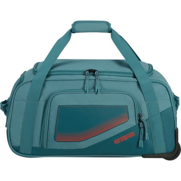 Mala de viagem com rodas American Tourister City Racer S / 55x35x25cm / 2 rodas / Azul-esverdeado AMERICAN TOURISTER - 1