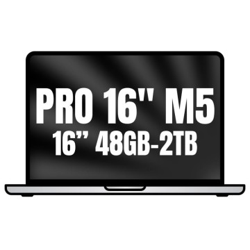 Apple MacBook Pro 16" / Processador M5 Max de 18 núcleos / 48 GB de RAM / SSD de 2 TB / GPU de 40 núcleos / Prateado Apple - 1