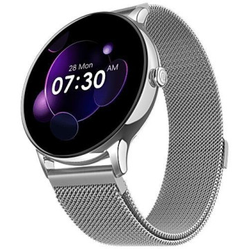NOISE - Smartwatch Twist Go Silver Link wrb-sw-twistgo-meshmtl-slvr_slvr  - 3
