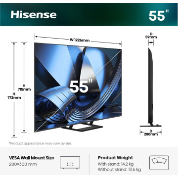 HISENSE - ULED MiniLED Smart TV 55U7SE HISENSE - 2