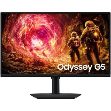 Monitor Gamer Samsung Odyssey G5 G50F S27FG506EU de 27"/ QHD/ 1ms/ 180Hz/ IPS/ Altura Ajustável/ Preto Samsung - 1