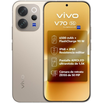 Smartphone Vivo V70 8GB/ 512GB/ 6,59"/ 5G/ Cinza VIVO - 1
