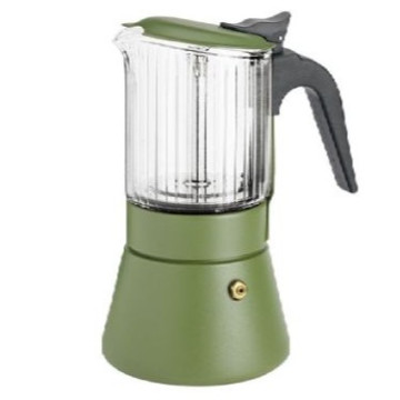 CAFÉ. ITALIANA AÇO INOXIDÁVEL BOROSILICADO 9T VERDE INOXIBAR - 1