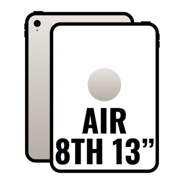 Apple iPad Air 13" 8ª geração Wi-Fi/ Celular/ 5G/ M4/ 256GB/ Branco Estrela Apple - 1