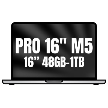 Apple MacBook Pro 16" / Processador M5 Pro de 18 núcleos / 48 GB de RAM / SSD de 1 TB / GPU de 20 núcleos / Prateado Apple - 1