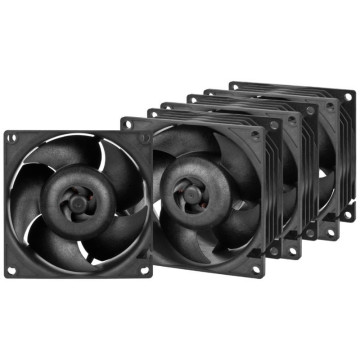 Pacote com 4 ventiladores Arctic S8038-7K/ 8cm  - 1