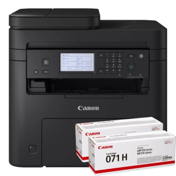 Impressora multifuncional a laser monocromática Canon i-SENSYS MF275DW com Wi-Fi, Duplex, Fax e cor preta. CANON - 1
