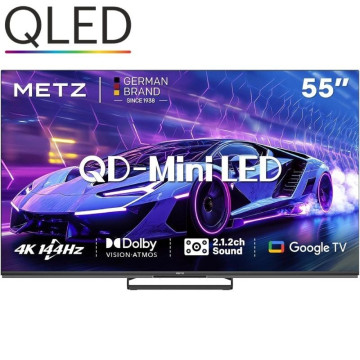 Metz TV QLED-MiniLED 55MNE8000Z 55"/ Ultra HD 4K/ Smart TV/ Wi-Fi METZ - 1