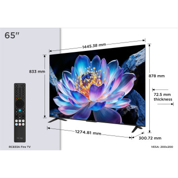 TCL - QLED Smart Fire TV 4K 65V6D TCL - 11