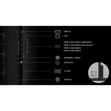 TCL - SQD-MINILED Smart GoogleTV Flat-Thin 75X11L TCL - 11