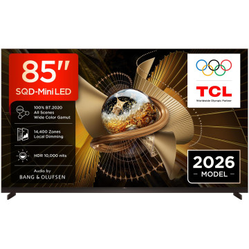 TCL - SQD-MINILED Smart GoogleTV Flat-Thin 85X11L TCL - 1