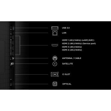 TCL - SQD-MINILED Smart GoogleTV B&O Sound 98C8L TCL - 10