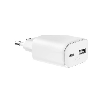 FORCE POWER - Carregador USB-C 45W Gan 1 USB-C + USB-A Branco F153231 FORCE POWER - 1