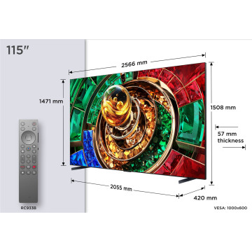 TCL - RGB-MINILED Smart GoogleTV B&O Sound 115RM9L TCL - 4