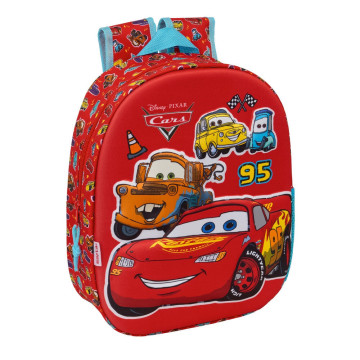 Mochila 3D Disney Cars 33cm SAFTA - 1