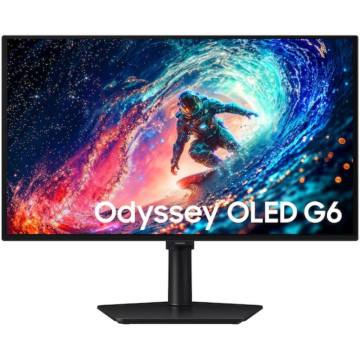 Monitor Gamer Samsung Odyssey OLED G6 G61SH S27HG612SU 27"/ QHD/ 0,03ms/ 240Hz/ QD-OLED/ Altura ajustável/ Preto Samsung - 1