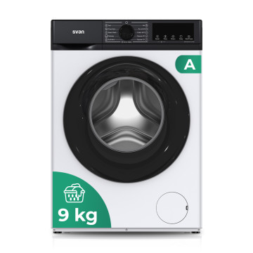 Máquina de Lavar Roupa SVAN SL9404AIDV 9Kg 1400rpm Branca Classe A SVAN - 1