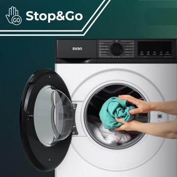 Máquina de Lavar Roupa SVAN SL9404AIDV 9Kg 1400rpm Branca Classe A SVAN - 4